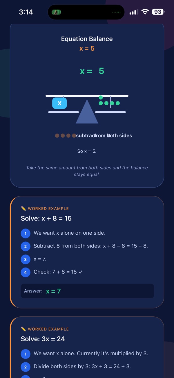 AhaMath — App Store screenshot 2